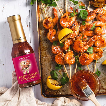 Ginger Sweet Chili Sauce - Sweet and Spicy Dip Cooking Sauce | Organic and Brings Natural Taste of Ginger, Chili, and Red Pepper
