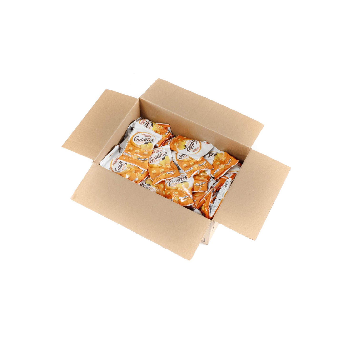 Pepperidge Farm Goldfish Baked Snack Crackers, Cheddar Cheese, 2.25 Oz, Pack Of 72