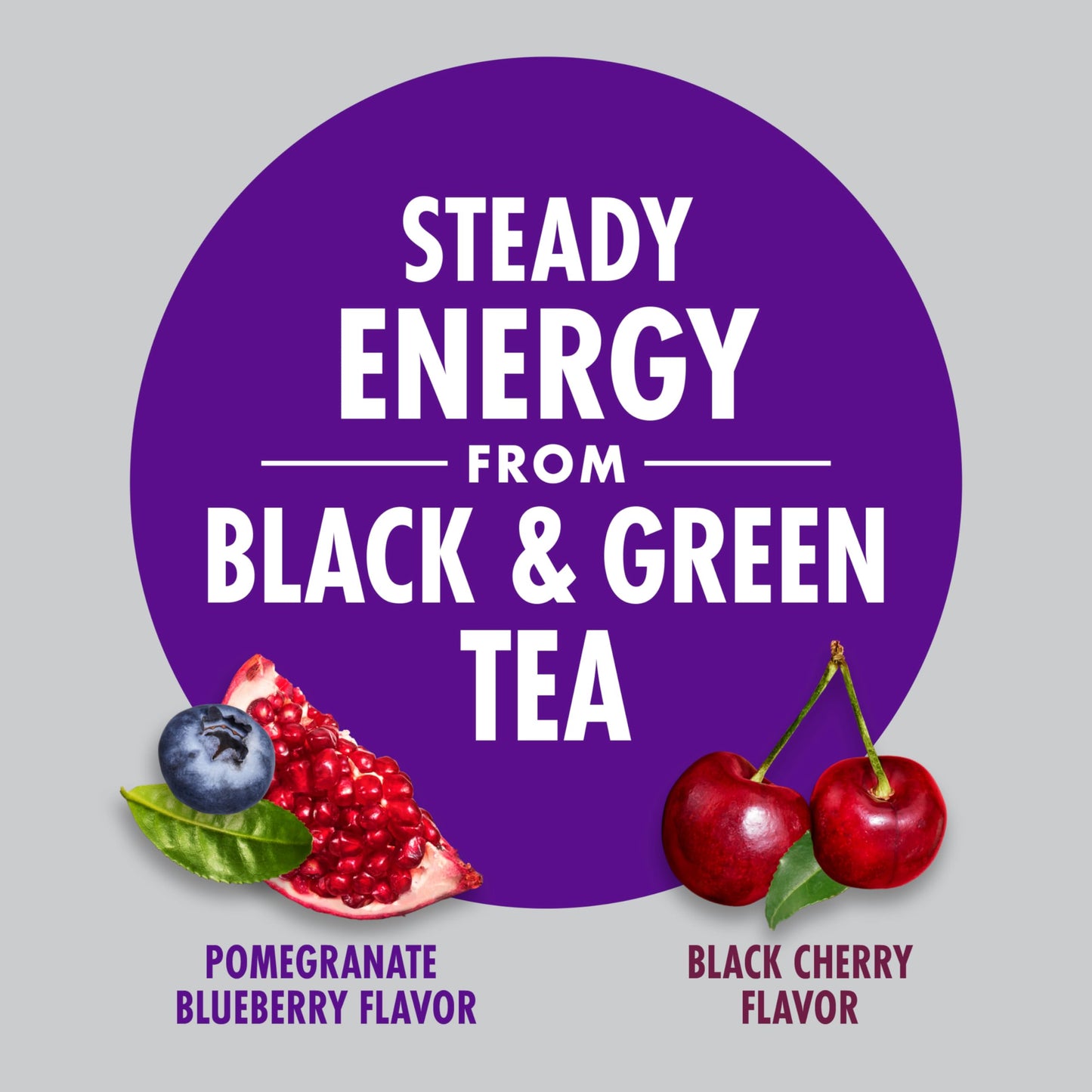 V8 Energy Drink Variety Pack, Pomegranate Blueberry & Black Cherry, 8 FL OZ Can, 24 Cans (4 Packs of 6)