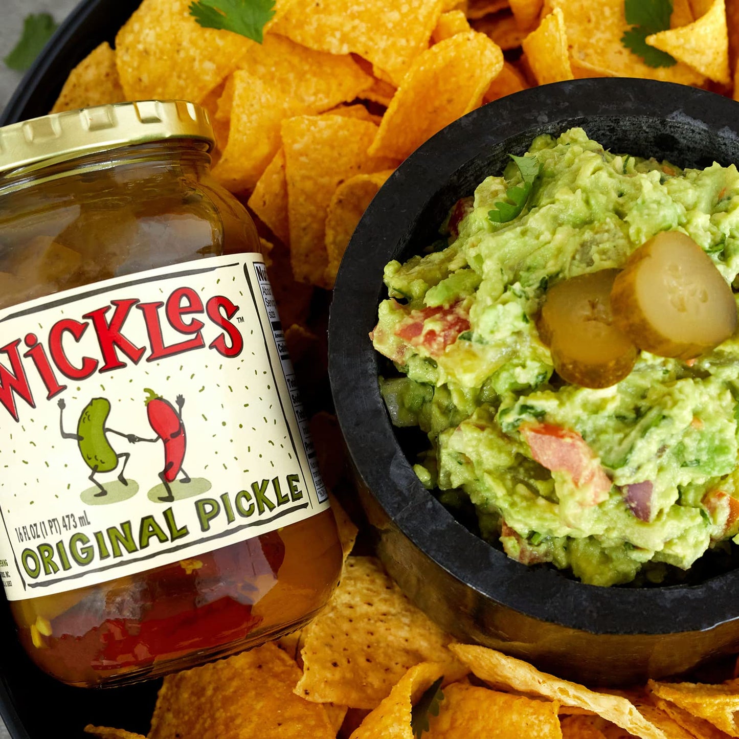Wickles Pickles Original Pickles (6 Pack) - Spicy Garlic Pickles - Sweet & Hot Pickle Slices - Sweet, Slightly Spicy, Wickedly D