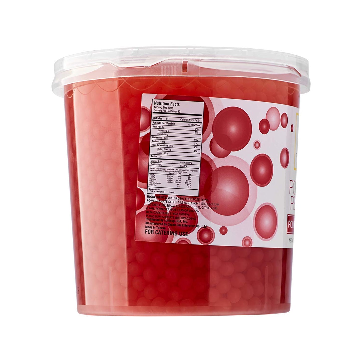 Tea Zone 7 Lbs Pomegranate Popping Pearls