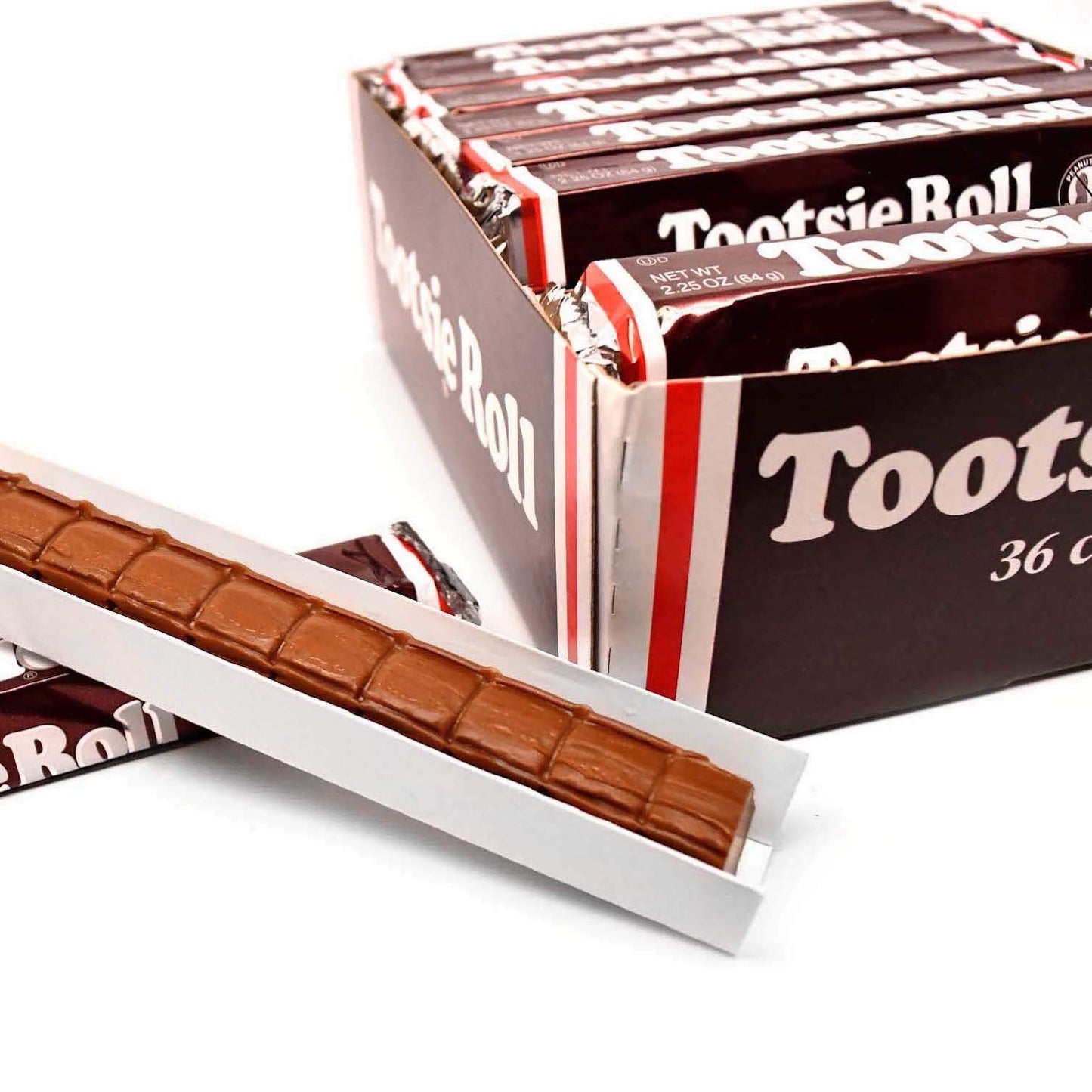 Tootsie Roll Bars Holiday Favorites, Original Classic Size, 2.25 Ounce Rolls, (Pack Of 36), Peanut Free, Gluten Free