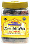 Rani Black Salt Raw Whole (Kala Namak) Mineral 32oz (2lbs) 908g PET Jar ~ Unrefined, Pure and Natural | Vegan | Gluten Friendly 