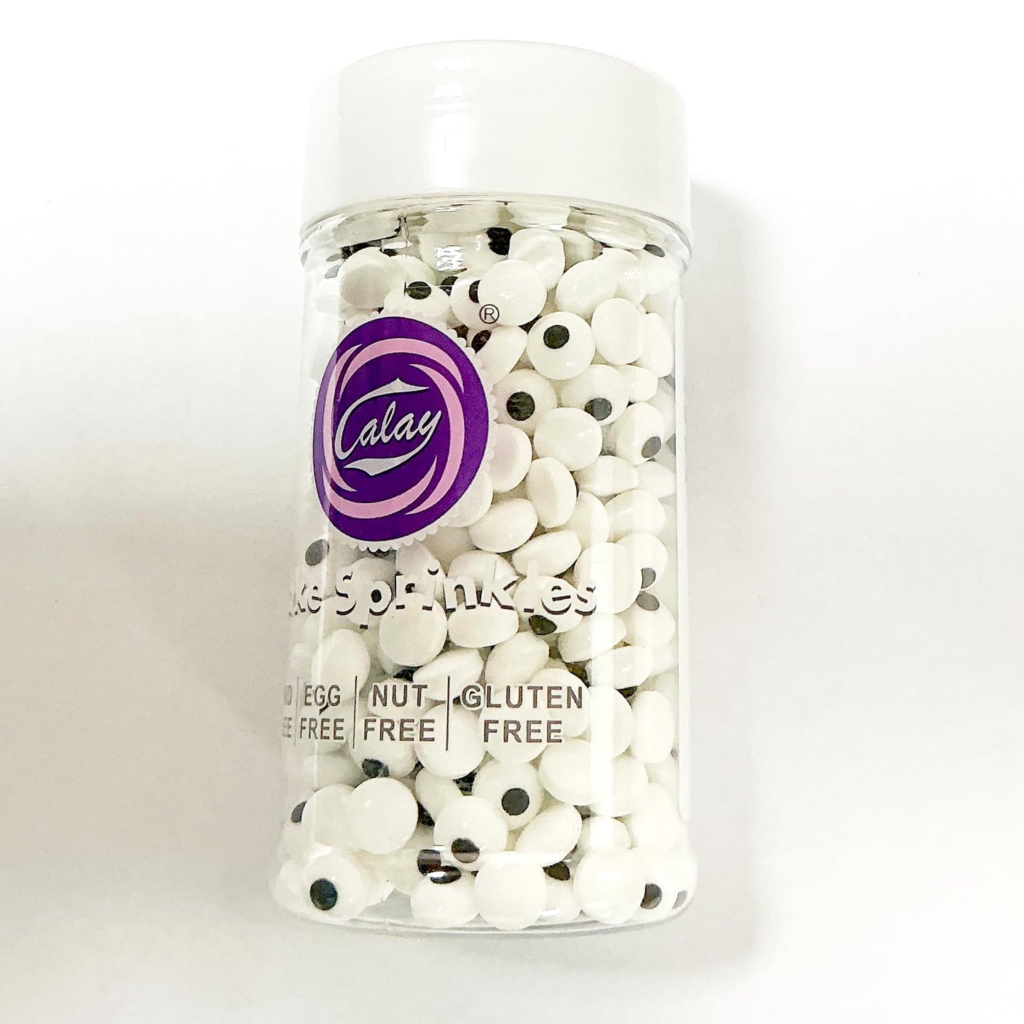 Homipooty Candy Eyeballs Eyes - Mini Eyes Dessert Sprinkles - Cake Sprinkles Decorating  Cookies  Ice Cream  Cupcake Toppers  Halloween Supplies(80 Grams/2.82 Ounce)