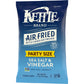 Kettle Brand Potato Chips, Air Fried Sea Salt and Vinegar Kettle Chips, 11.25 Oz Party Size Bag