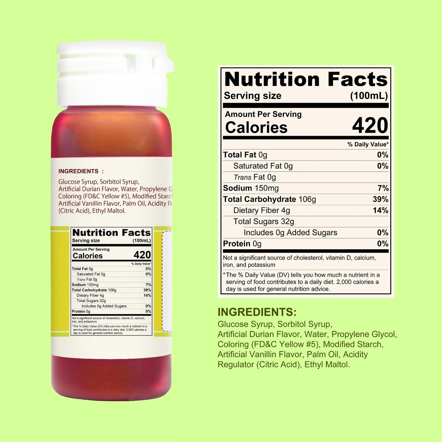 Butterfly Flavoring Extract Paste, 25 Ml (Durian, Pack Of 1)