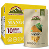 Himalayan Chef Freeze-Dried Fruit - 15g Freeze-Dried Mango, Pack of 10 Bags | Organic Fruit Snacks, Healthy Snacks for Kids & Ad