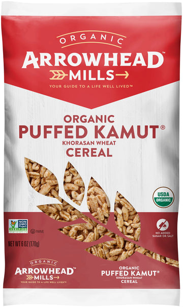 Arrowhead Mills Organic Puffed Kamut Cereal, 6 Oz