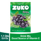 Zuko Grape, On The Go Powder Drink Mix, 2 Packs Of 24 Single Servings (0.9 Oz Each) - 48 Total