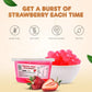 Fanale Popping Boba Pearls for Bubble Tea - 2 lb (1 lb X 2) | Strawberry | Bursting Boba Pearls Bubble 450g X 2 | Fruit Juice Fl