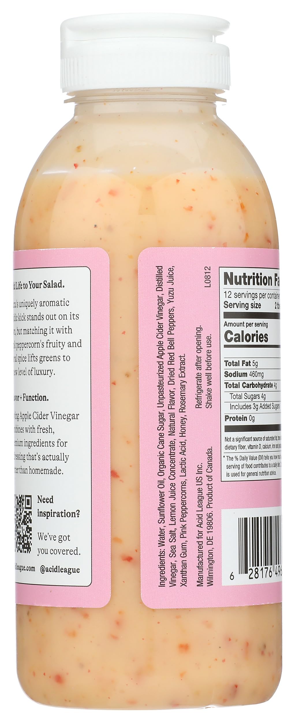 Acid League Honey Yuzu Dressing, 12 Fz