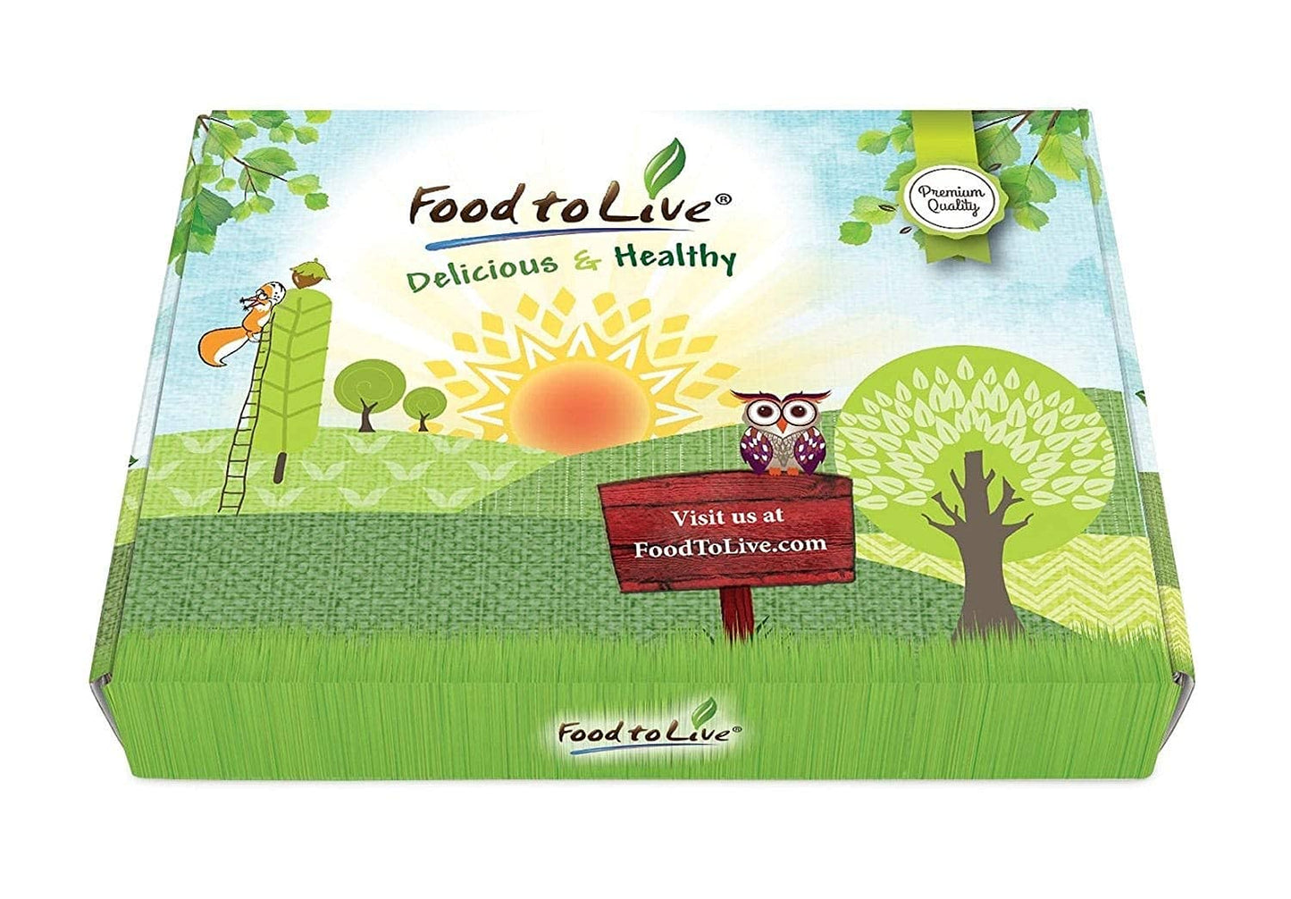 Food To Live Organic Flours In A Gift Box - Barley, Buckwheat, Kamut, Millet, Whole Spelt Flour