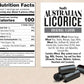 Darrell Lea Soft Australian Made Licorice, Original Black Flavor And Strawberry, 7 Oz Bag | Non-Gmo, No Palm Oil, No Artificial