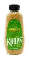 Koops Horseradish Mustard – Bold and Zesty Horseradish Sauce, Gluten-Free, Kosher, Made in USA, From Quality Mustard Seeds – 12 Oz, Pack of 3