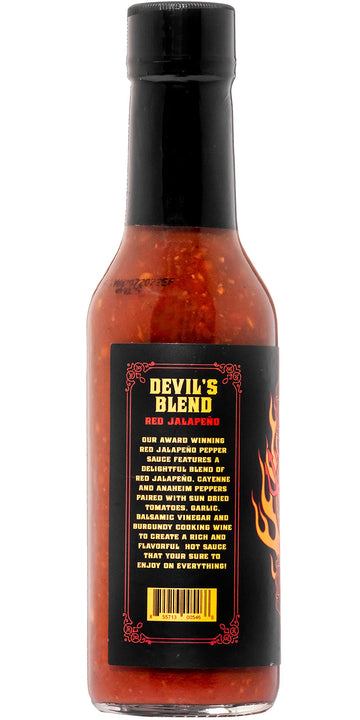 Hellfire Hot Sauce Hellfire Devils Blend Red Jalapeno Hot Sauce, Gourmet Flavor, 5 oz.