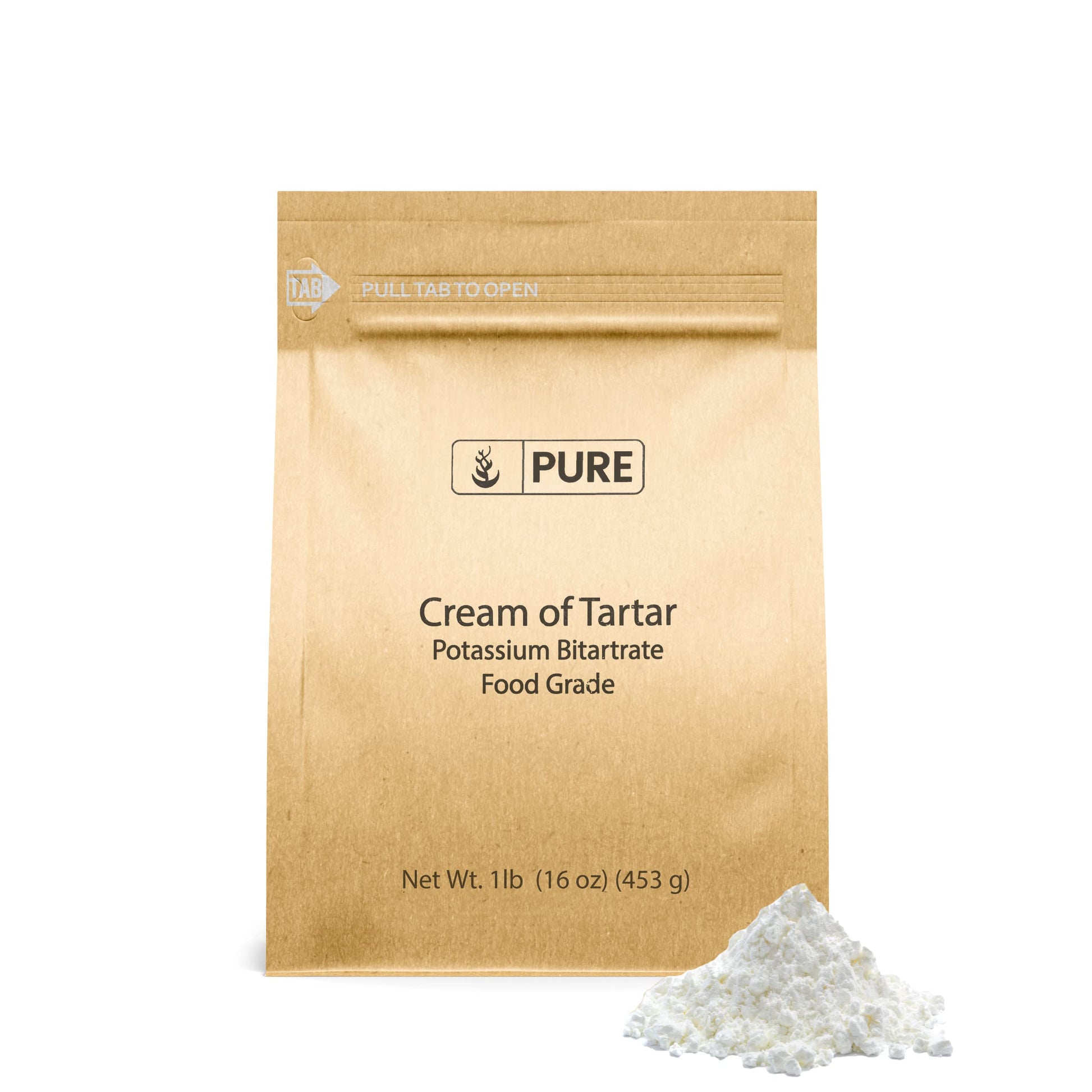 PURE ORIGINAL INGREDIENTS Cream of Tartar, 1 lb, Pure & Natural, Eco-Friendly Packaging