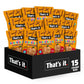Thats it. Fruit Crunchables Apple + Cinnamon Crisps, 15-Pack - 100% Plant-Based Fruit Snacks for Kids, Non-GMO, Gluten-Free, No 