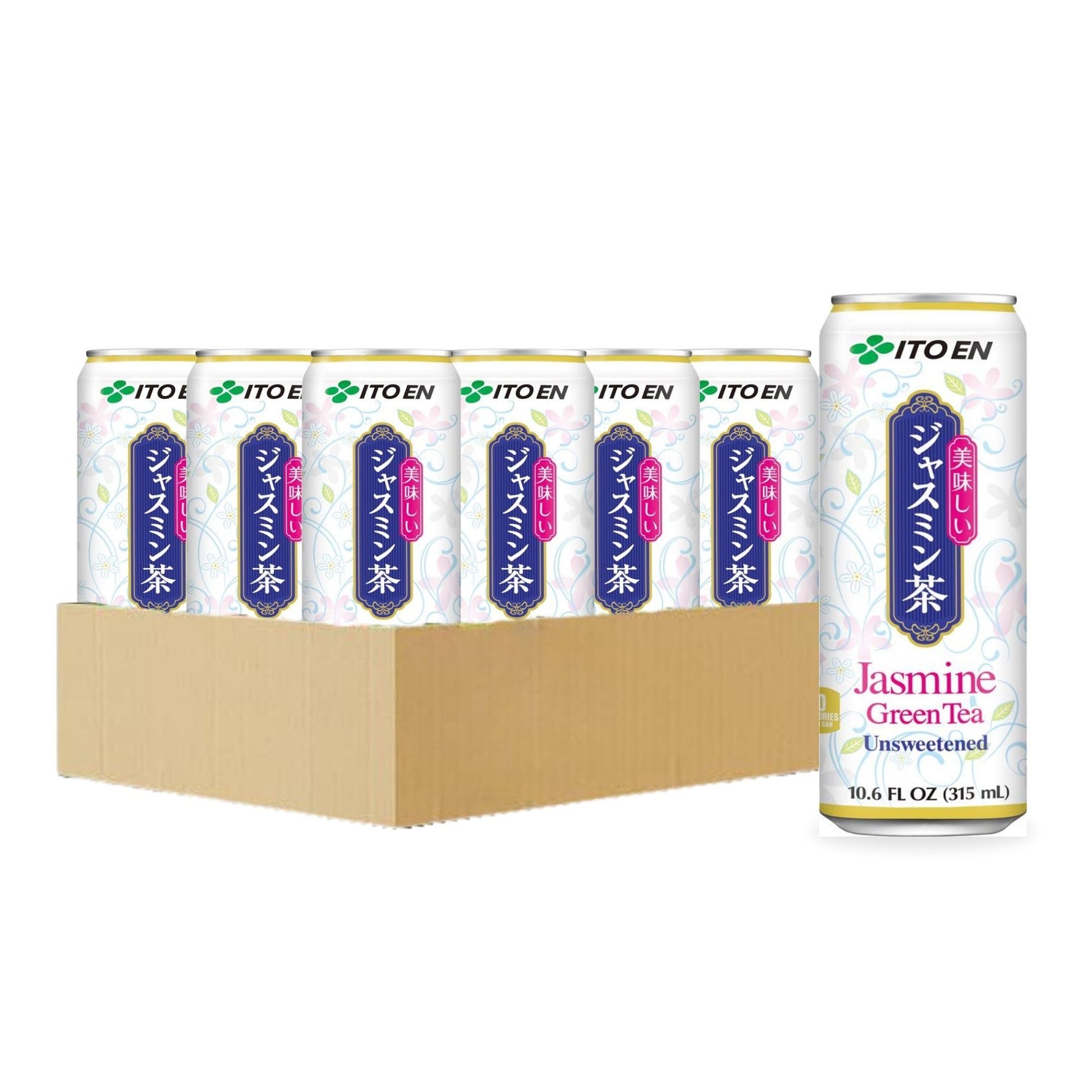 ITO EN Jasmine Green Tea, Unsweetened, 10.6 Ounce, Pack of 12