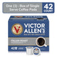 Victor Allens Coffee Italian Roast Dark Roast Coffee Pods, 42 Count, Single Serve for Keurig K-Cup malt-inspired, Brown