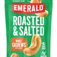 Emerald Nuts Roasted And Salted Whole Cashews (1-Pack), 5Oz Resealable Bag, Kosher Certified, Non-Gmo, Contains No Artificial Preservatives, Flavors Or Synthetic Colors
