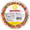 Jimmies Sprinkles 10.5Oz Tub-Rainbow