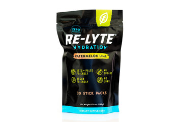 Redmond Re-Lyte Hydration Electrolyte Mix, Watermelon Lime (30 Stick Packs)
