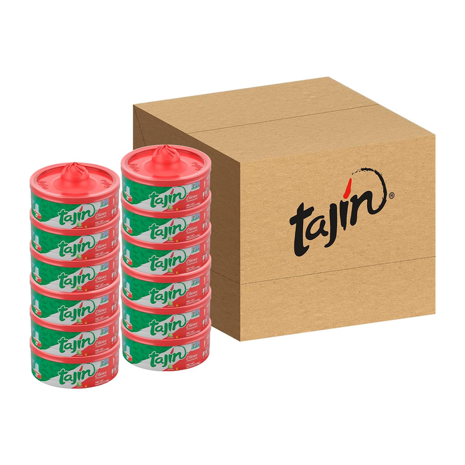 Tajin Cl  sico Chile Lime Seasoning Rimmer 4.23 oz (Pack of 12)