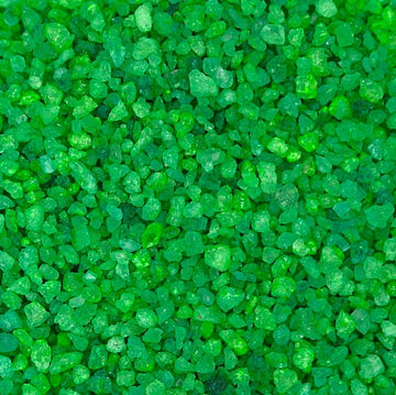 SweetGlob Old Fashioned Large Rock Sugar Candy Gems, Lump Sugar Rock Crystals (Green Apple, 1 Pound)