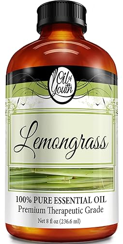 Oil Of Youth Essential Oils 8Oz - Lemongrass Essential Oil - 8 Fluid Ounces