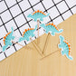 YEKTFS Dinosaur Cupcake Toppers - 50Pcs Paper Picks for Baby Shower Party Decoration - Blue, Green, Yellow, Orange, Purple - Model A-003