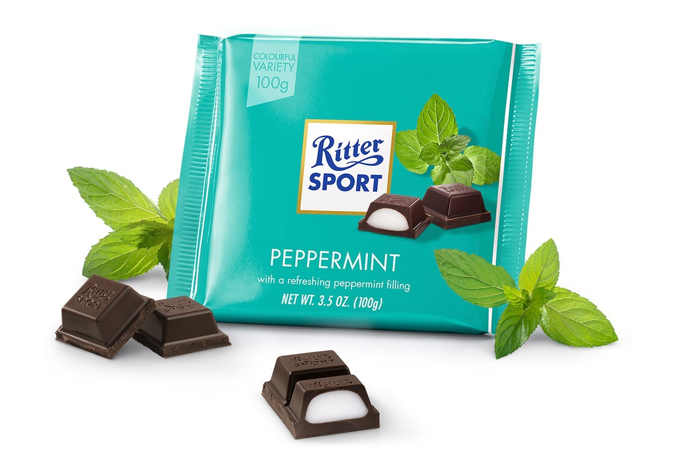 Ritter Sport Peppermint 100g (12-pack)