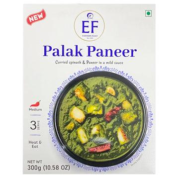 Eastern Feast - Ready to Eat Vegetarian Meals, 10.58 oz (Pack of 10, Palak Paneer)