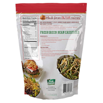 Fresh Gourmet Crispy Onions | 24 Ounce | Low Carb | Crunchy Snack And Salad Topper