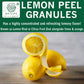 Spices Village Dried Lemon Peel Granules (4 Oz) - Lemon Zest, Fresh Lemon Rind, Citrus Fruit Seasoning For Cooking, Baking & Her