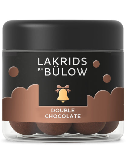 LAKRIDS BY BLOW - Double Chocolate - 4.4 oz - Chocolate Coated Gourmet Licorice with Crunchy Cocoa Nibs