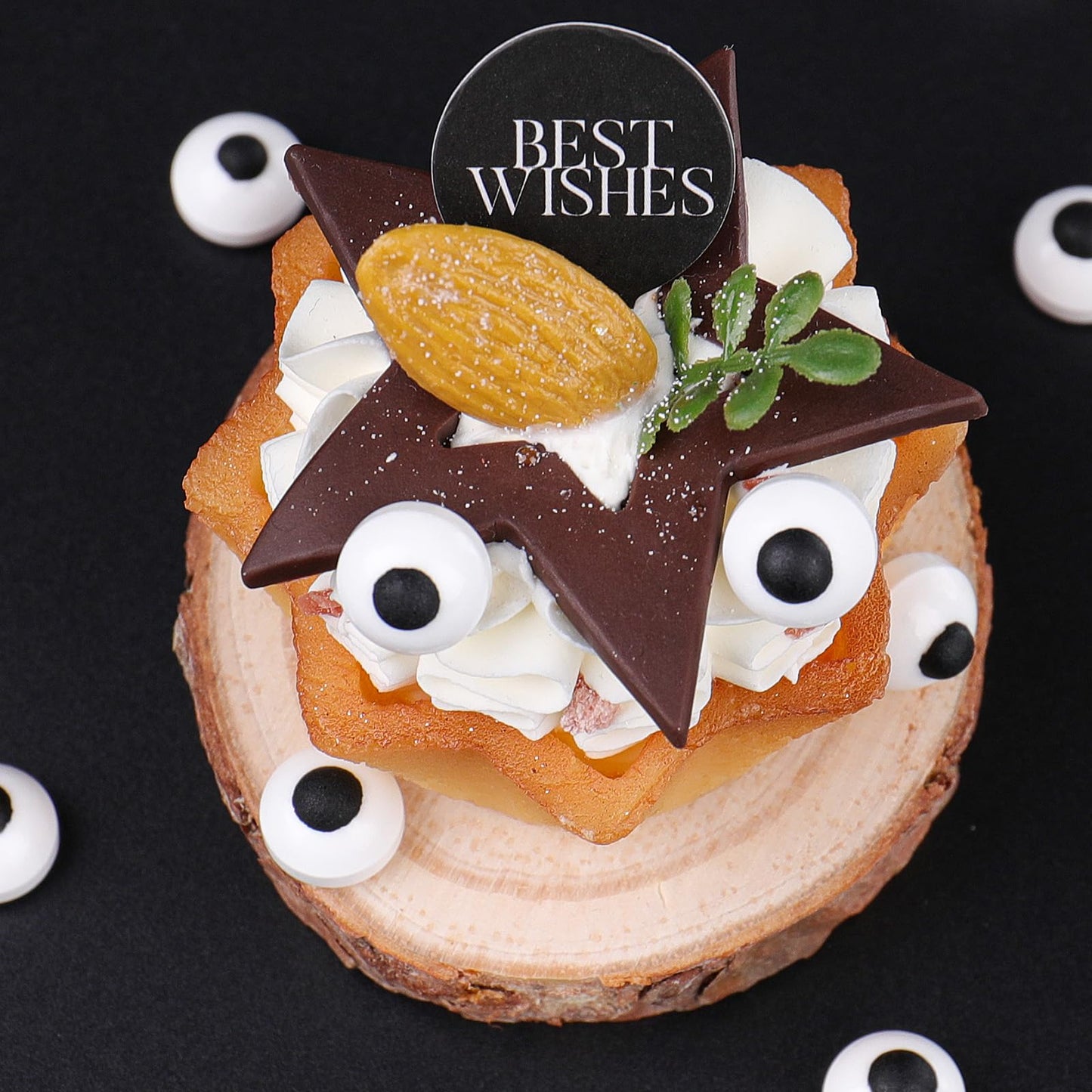 SweetGrove Edible Candy Eyeballs Eyes  Sprinkles for Cake Decorating  1 cm Eyeballs Sprinkles for Halloween Christmas Cupcake Toppers Chocolate Cookie Ice Cream Decoration