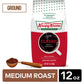 Krispy Kreme Doughnuts, Classic, Ground Coffee, Medium Roast, Bagged 12oz (Pack of 2)