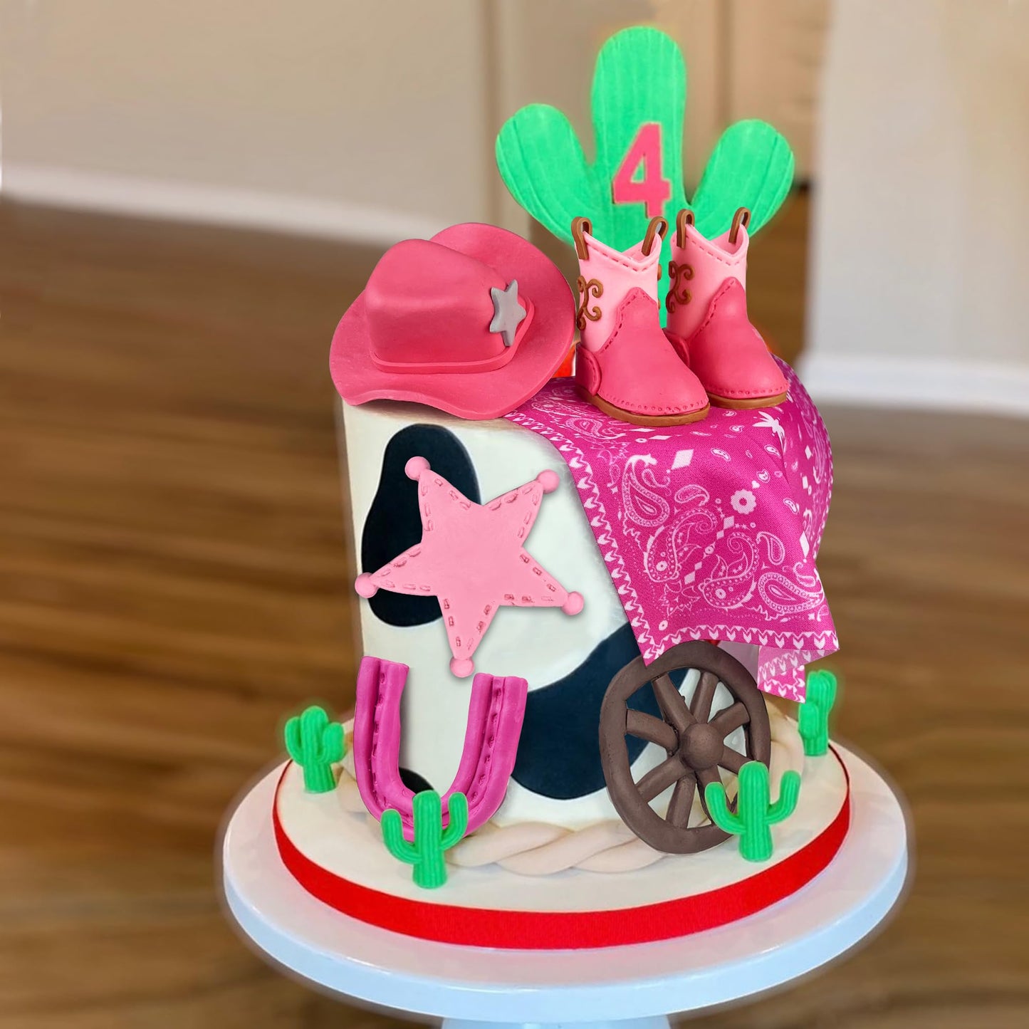 Cowgirl Cake Decorations Cowgirl Hat And Boot Cake Toppers Western Cowboy Cowgirl Birthday Baby Shower For Western Theme Party F