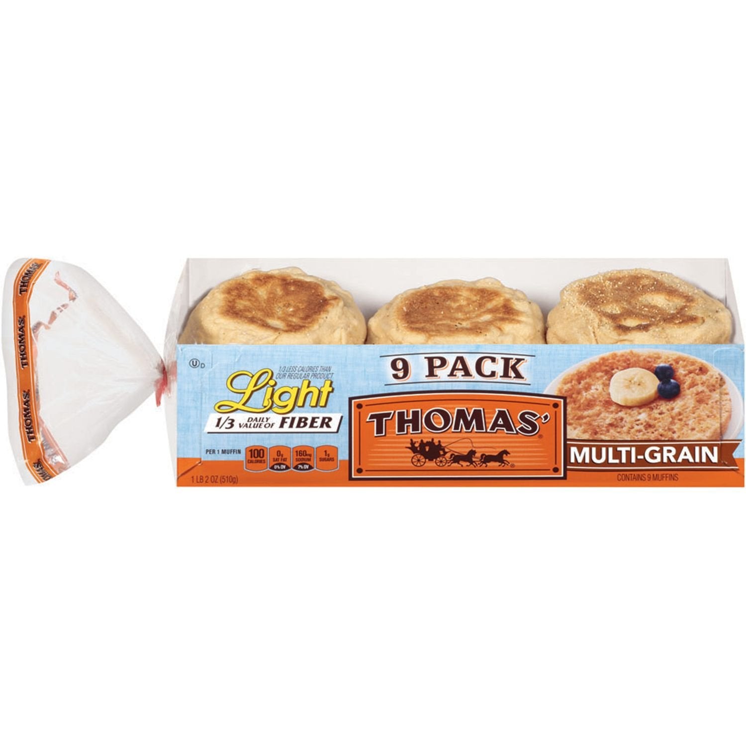 Thomas English Muffins - Multi-Grain - 18 oz. - 9 pk.