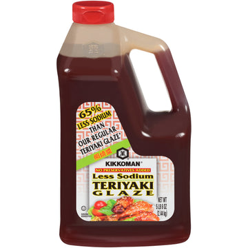 Kikkoman 5 Lb 6 Oz Preservative-Free Less Sodium Teriyaki Glaze
