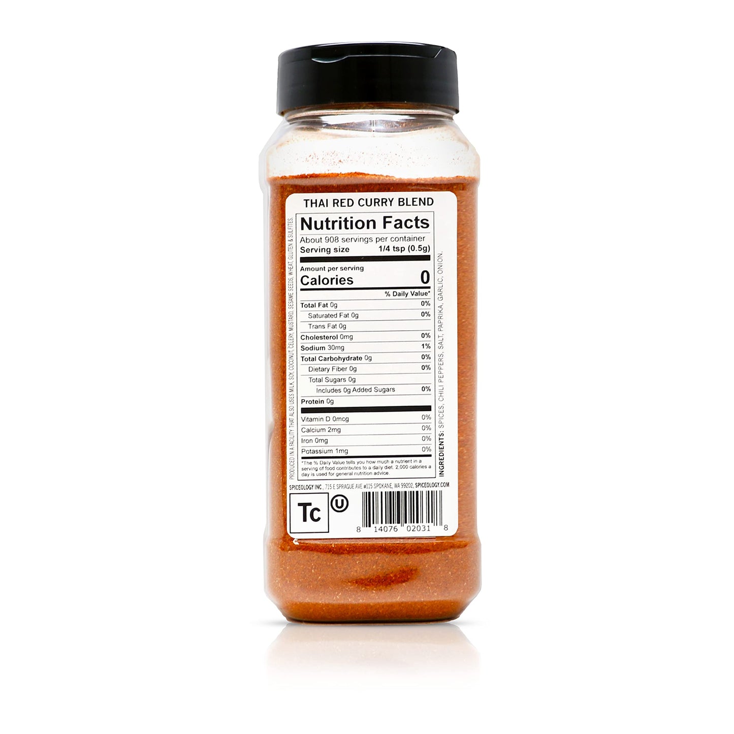 Spiceology Thai Red Curry Powder Seasoning - 16 oz - 1 Pound Pack