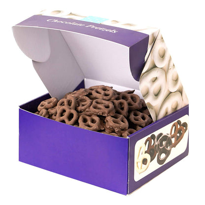 Milk Chocolate Covered Mini Pretzels, Gift Box 40 Ounces