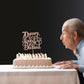 Gyufise 1Pc Rose Gold Glitter 70 Years Love And Blessed Cake Topper Cheers To 70 Years Happy 70Th Cake Topper 70Th Birthday Wedd