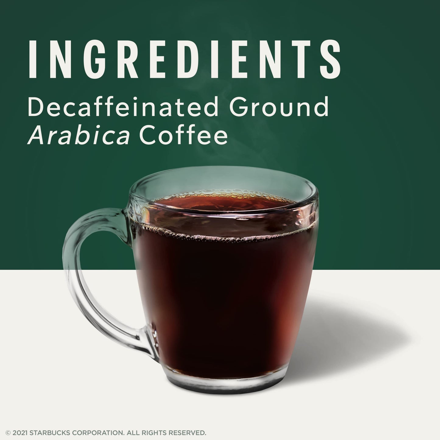 Starbucks Ground Coffee, Medium Roast Coffee, Decaf House Blend, 100% Arabica, 1 Bag (12 Oz)