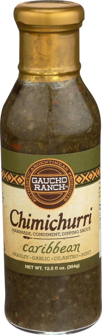 Guacho Ranch, Chimichurri Caribbean Sauce, 12.5 Oz