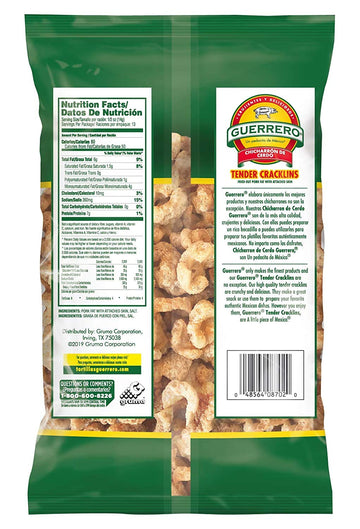 Guerrero Tender Cracklins, 6.5 Ounce - 4 Packs