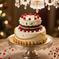 Twisweet Christmas Sprinkles, Gold and Red Pearls for Cake Decorating, Edible Christmas Tree Sugar Sprinkles for Baking, Candy P