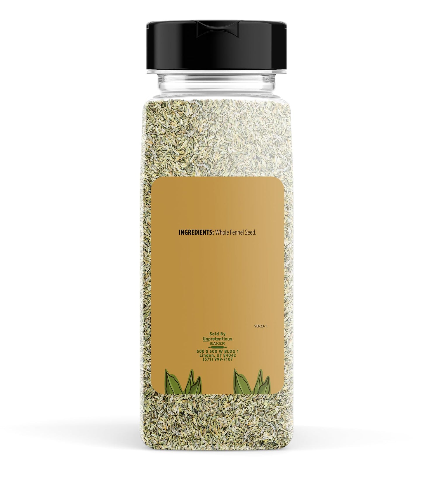 Unpretentious Fennel Seeds, (4 Cups) Teas & Cooking, Delicious Sweet Licorice Flavor (15.2 Ounce)
