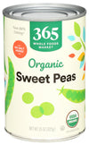 365 By Whole Foods Market, Peas Sweet Organic, 15 Ounce
