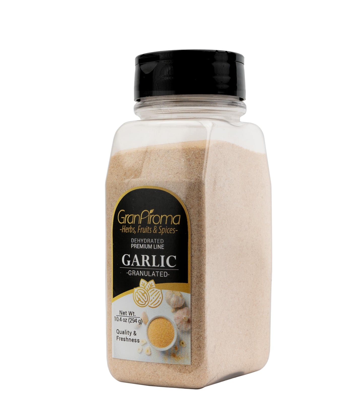 Granaroma Granulated Garlic, Versatile Seasoning, Dehydrated (10.4 Ounce)
